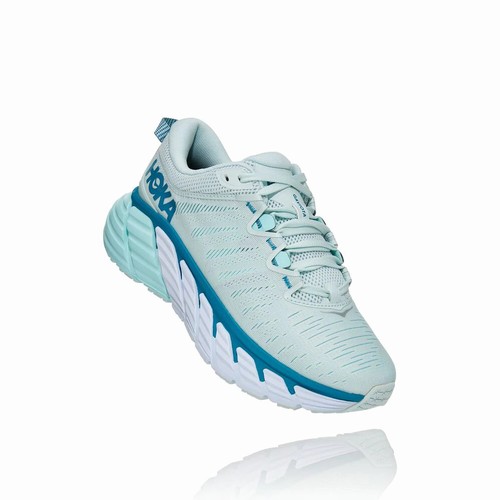 Hoka One One GAVIOTA 3 Road Running Shoes For Women India Blue IN-5718